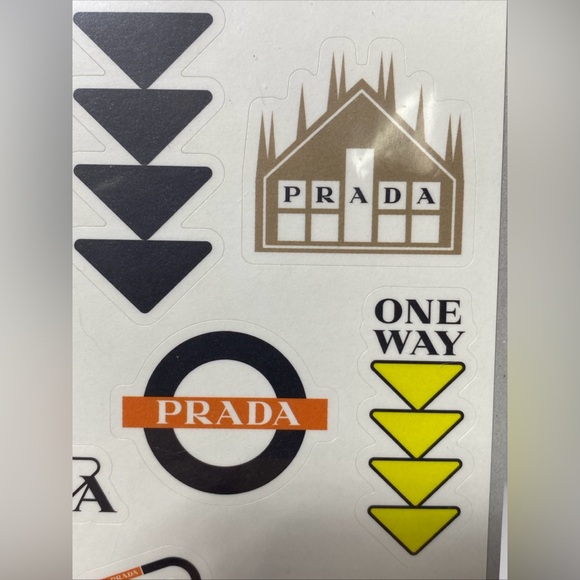 PRADA x TRAVELER’S COMPANY JAPAN SELFRIDGES London STICKER SHEET NEW RARE! - Picture 3 of 8